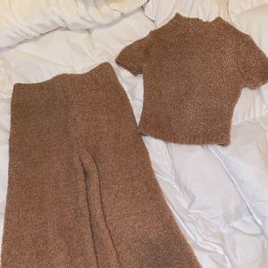 Skims cozy knit set